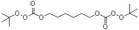 CAS # 36536-42-2, 1,6-Bis(tert-butylperoxycarbonyloxy)hexane, 1,6-Hexanediol bis(tert-butyl peroxycarbonate), Hexamethylene bis(tert-butyl percarbonate), Hexamethylene bis(tert-butyl peroxycarbonate), Kayalene 6, Kayalene 6-70, Perbutyl BH, Perbutyl BH 45