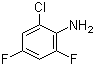 structure of CAS# 36556-56-6, 2-氯-4,6-二氟苯胺