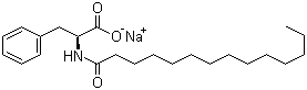 CAS # 36577-41-0, Sodium N-tetradecanoyl-L-phenylalaninate, N-Tetradecanoyl-L-phenlyalanine monosodium salt