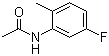 2-Acetamido-4-fluorotoluene molecular structure (CAS 366-49-4)