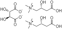 structure of CAS# 36687-82-8, 左旋肉碱酒石酸盐