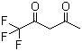 structure of CAS# 367-57-7, 1,1,1-Trifluoro-2,4-pentanedione