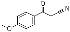 structure of CAS# 3672-47-7, 4-Methoxybenzoylacetonitrile