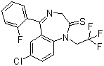 structure of CAS# 36735-22-5, Quazepam