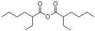 2-乙基己酸酐分子结构 (CAS 36765-89-6)