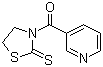 CAS 登录号：367906-48-7, 3-吡啶基(2-硫酮-3-噻唑烷基)甲酮
