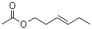 structure of CAS# 3681-82-1, (E)-3-Hexen-1-ol acetate