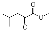 4-甲基-2-氧代戊酸甲酯分子结构 (CAS 3682-43-7)