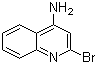 structure of CAS# 36825-35-1, 4-Amino-2-bromoquinoline