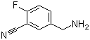 5-氨甲基-2-氟苯腈分子结构 (CAS 368426-86-2)
