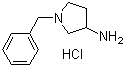 1-(Phenylmethyl)-3-pyrrolidinamine hydrochloride molecular structure (CAS 368429-76-9)