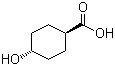 trans-4-Hydroxycyclohexanecarboxylic acid molecular structure (CAS 3685-26-5)
