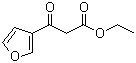 structure of CAS# 36878-91-8, beta-Oxo-3-furanpropanoic acid ethyl ester