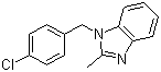 氯苄达唑分子结构 (CAS 3689-76-7)
