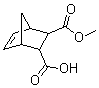 structure of CAS# 36897-94-6, 5-Norbornene-2,3-dicarboxylic acid monomethyl ester