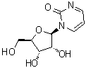 structure of CAS# 3690-10-6, 1-beta-D-Ribofuranosyl-2(1H)-pyrimidinone