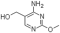 structure of CAS# 3690-12-8, 4-Amino-2-methoxy-5-pyrimidylmethanol