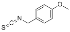structure of CAS# 3694-57-3, 4-Methoxybenzyl isothiocyanate