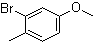 structure of CAS# 36942-56-0, 3-Bromo-4-methylanisole