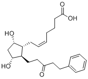 structure of CAS# 369585-22-8, 15-Keto Latanoprost Acid