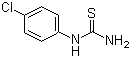 1-(4-氯苯基)硫脲分子结构 (CAS 3696-23-9)