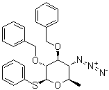 CAS 登录号：369631-91-4, 苯基 4-叠氮基-4,6-二脱氧-2,3-二-O-(苯基甲基)-1-硫代-beta-D-吡喃葡萄糖苷