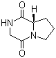 六氢吡咯并[1,2-a]吡嗪-1,4-二酮分子结构 (CAS 3705-27-9)