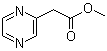 structure of CAS# 370562-35-9, 2-Pyrazineacetic acid methyl ester