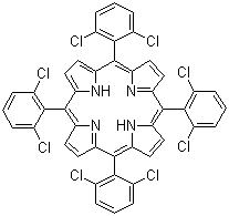 structure of CAS# 37083-37-7, 5,10,15,20-Tetrakis(2,6-dichlorophenyl)porphine
