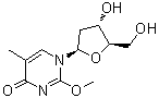 O2-甲基胸苷分子结构 (CAS 37085-48-6)