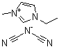 structure of CAS# 370865-89-7, 1-Ethyl-3-methylimidazolium dicyanamide