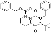 CAS # 370891-25-1, (3S)-Tetrahydro-1,2,3-pyridazinetricarboxylic acid 3-tert-butyl 1,2-bis(phenylmethyl) ester