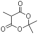 2,2,5-Trimethyl-1,3-dioxane-4,6-dione molecular structure (CAS 3709-18-0)