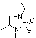 二(异丙基酰胺基)磷酰氟分子结构 (CAS 371-86-8)