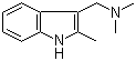 structure of CAS# 37125-92-1, 2-Methylgramine