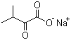 structure of CAS# 3715-29-5, Sodium 3-methyl-2-oxobutanoate