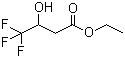 Ethyl 3-hydroxy-4,4,4-trifluorobutyrate molecular structure (CAS 372-30-5)