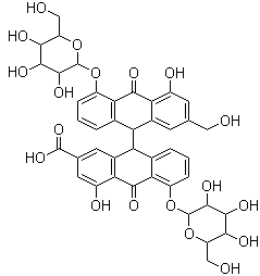 structure of CAS# 37271-16-2, 番泻苷 C