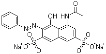 酸性红 1分子结构 (CAS 3734-67-6)