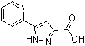 5-Pyridin-2-yl-1H-pyrazole-3-carboxylic acid molecular structure (CAS 374064-02-5)