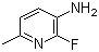 structure of CAS# 374633-34-8, 3-Amino-2-fluoro-6-methylpyridine
