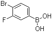 structure of CAS# 374790-97-3, 4-Bromo-3-fluorophenylboronic acid