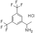 alpha-Methyl-3,5-bis(trifluoromethyl)benzenemethanamine hydrochloride molecular structure (CAS 374822-27-2)