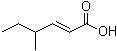 CAS # 37549-83-0, 4-Methyl-2-hexenoic acid