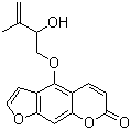 CAS 登录号：37551-62-5, Gosferol, 4-[(2-羟基-3-甲基-3-丁烯-1-基)氧基]-7H-呋喃并[3,2-g][1]苯并吡喃-7-酮