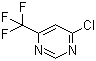 structure of CAS# 37552-81-1, 4-Chloro-6-trifluoromethylpyrimidine
