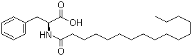 CAS # 37571-96-3, N-Hexadecanoyl-L-phenylalanine, (2S)-2-(Hexadecanoylamino)-3-phenylpropanoic acid