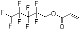 structure of CAS# 376-84-1, 2,2,3,3,4,4,5,5-Octafluoropentyl acrylate