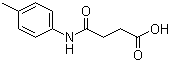 structure of CAS# 37600-44-5, 4-[(4-Methylphenyl)amino]-4-oxobutanoic acid