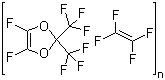 structure of CAS# 37626-13-4, 4,5-二氟-2,2-双(三氟甲基)-1,3-二氧杂环戊烯和 1,1,2,2-四氟乙烯共聚物
